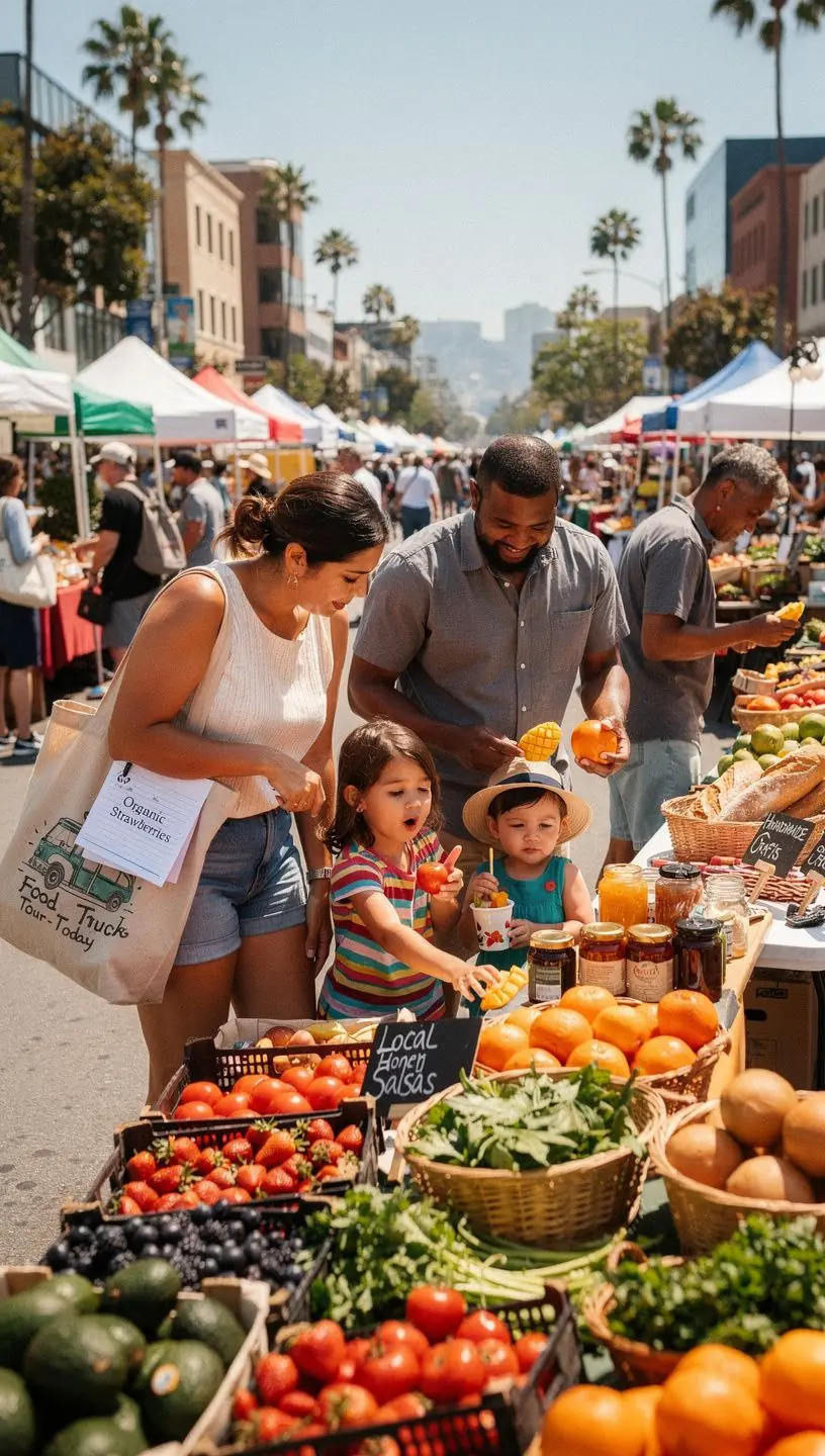 Счастливая семья, отдыхающая на природе в парке